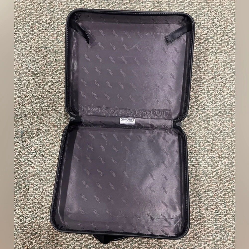 RIMOWA Black Bolero Flight Notebook Business Carry On Bag